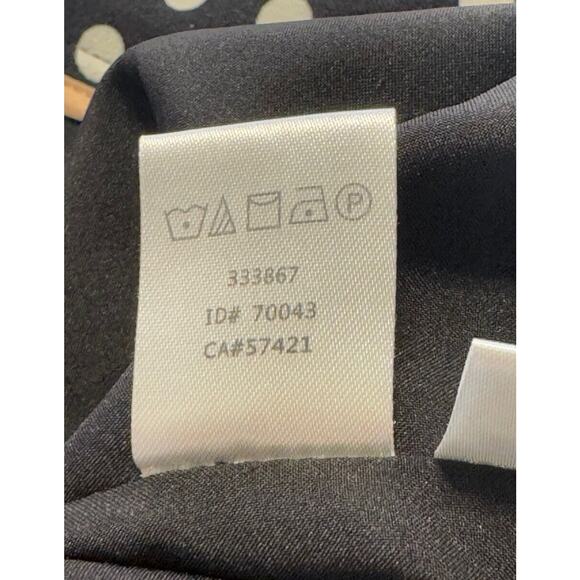 Ann Taylor LOFT Polka Dots Pencil Skirt, Black & White, Sz: 8 Curvy, 64-53 - Picture 4 of 16